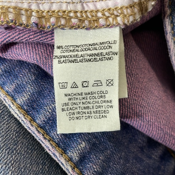 Free People Flare Bell Bottom Jeans Size 31 - Picture 8 of 9